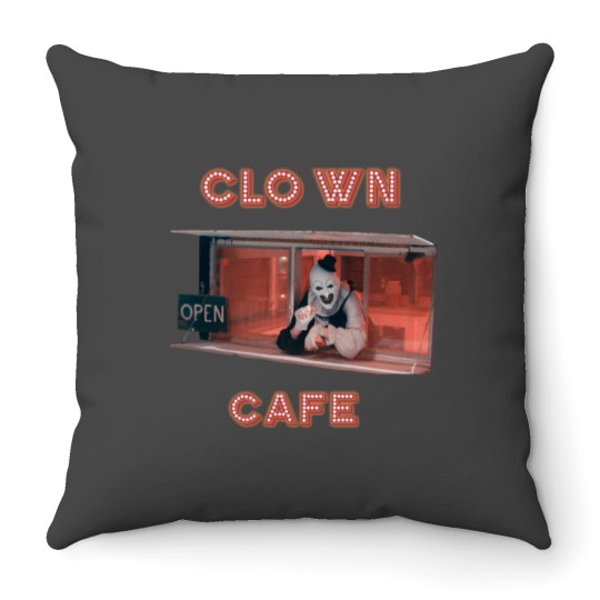 Discover Terrifier Clown Cafe Essential Throw Pillows