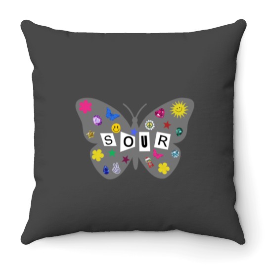 Discover Olivia Rodrigo Throw Pillows Kids Sour Guts Vampire Olivia Rodrigo Throw Pillows