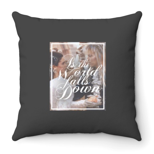 Discover As the world falls down Labyrinth Throw Pillows