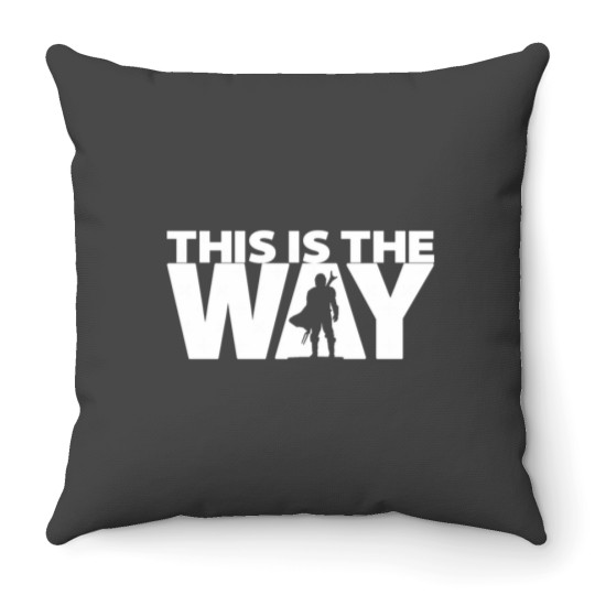 Discover This Is The Way Geekdom Series DopeyArt Throw Pillows