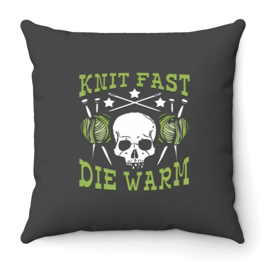 Discover Knit Fast Die Warm Novelty Design Fitted Scoop Throw Pillows