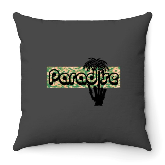 Discover Paradise Throw Pillows