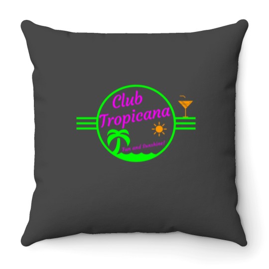 Discover Club Tropicanass Throw Pillows
