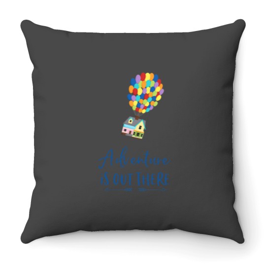 Discover Adventure is Out There Throw Pillows