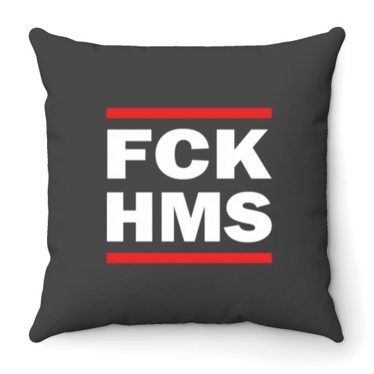 Discover FCK HMS Throw Pillows