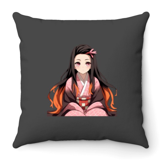 Discover neko Art 6466 Throw Pillows