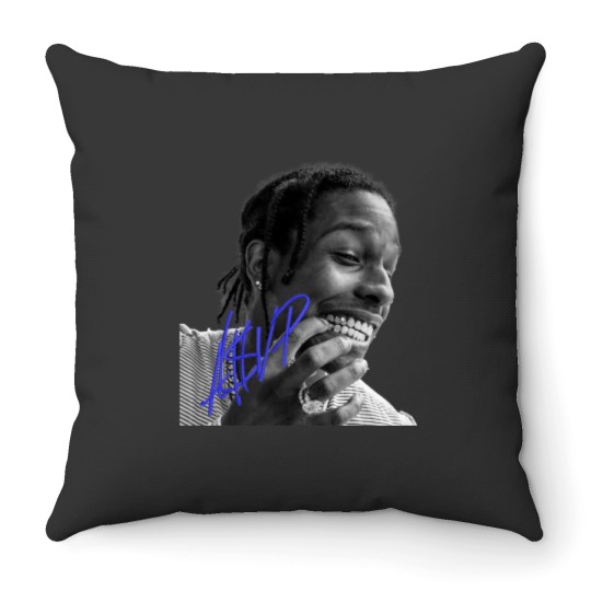 Discover ASAP Rocky Throw Pillows, asap Graphic Throw Pillows, Rocky Merch