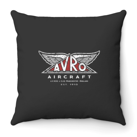 Discover Avro Logo Throw Pillows
