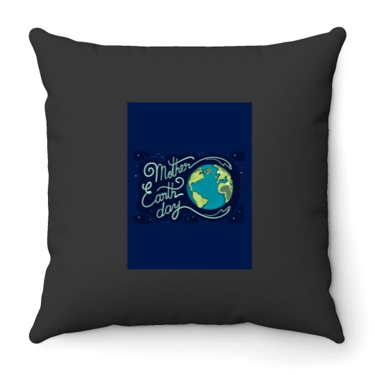 Discover Earth day Mother Throw Pillows