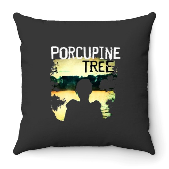 Discover Mens Best Porcupine Funny Tree Gift For Everyone Throw Pillows