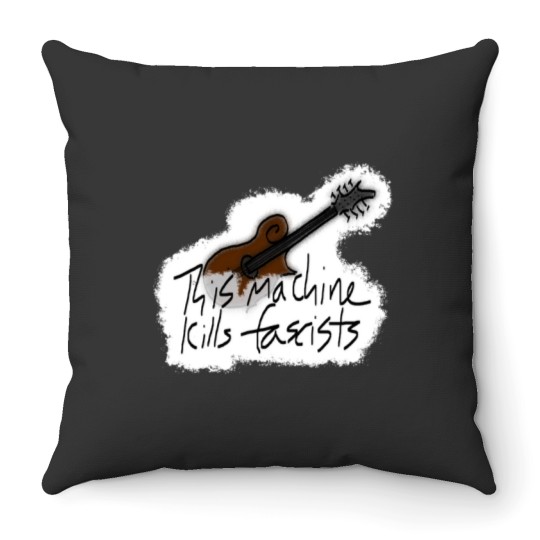 Discover Mandolin This Machine Kills Fascists Throw Pillows