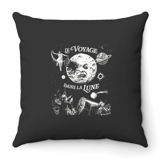 Discover A Trip To The Moon Le Voyage Dans La Lune 1902 Silent Film Unisex Classic Throw Pillows