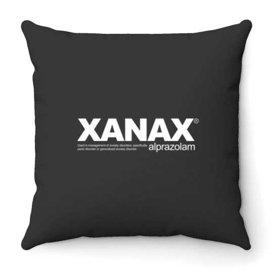 Discover Xanax Throw Pillows