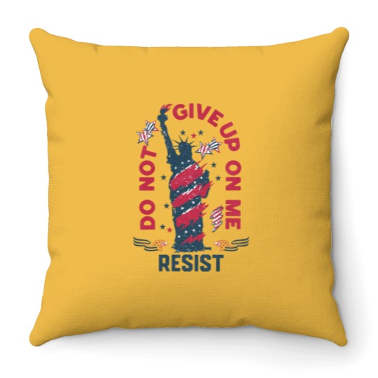 Discover 4th of July Throw Pillows, Anti Trump Throw Pillows, Democracy Matters Throw Pillows