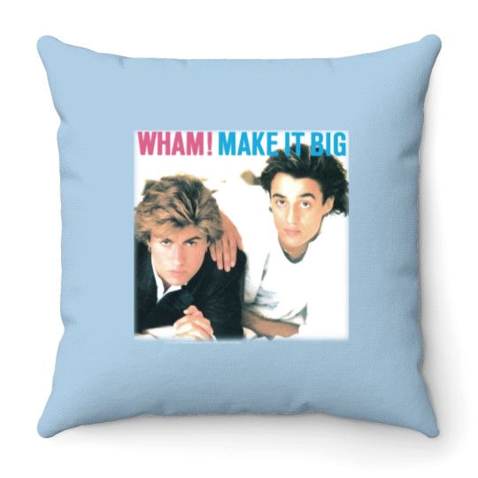 Discover Wham Make It Big White Throw Pillows