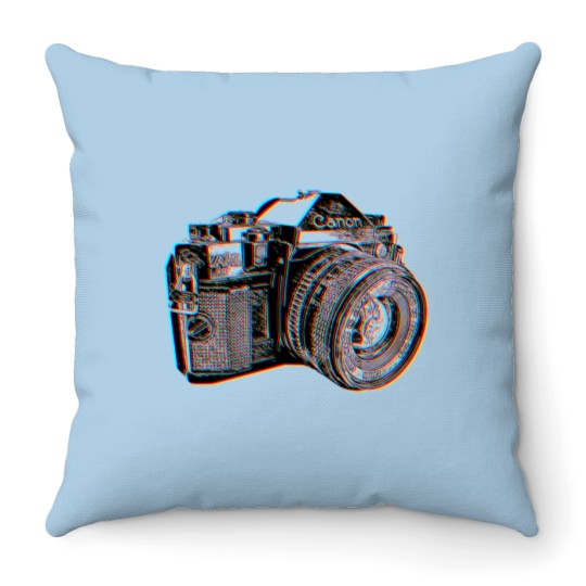 Discover Classic Canon A1 Vintage Camera Artwork - Canon Camera - Throw Pillows