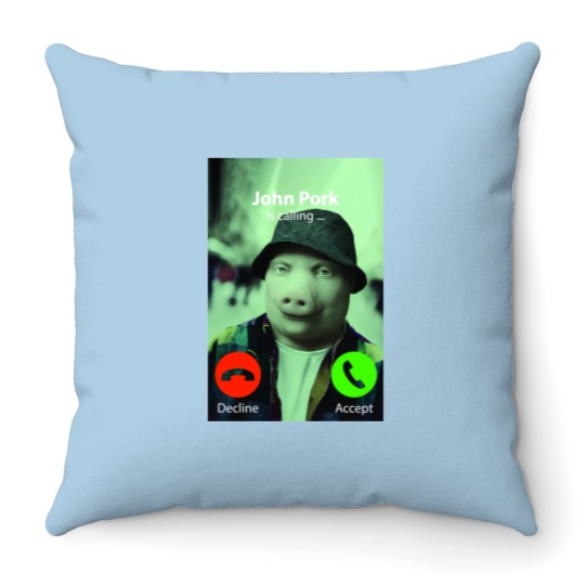Discover John Pork, John Pork Is Calling Premium Matte Vertical Poster Throw Pillows