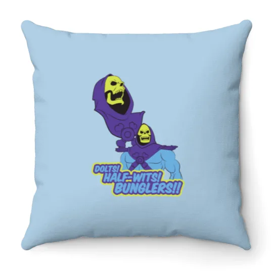 Discover Skeletor Insults Trucker Hats Throw Pillows