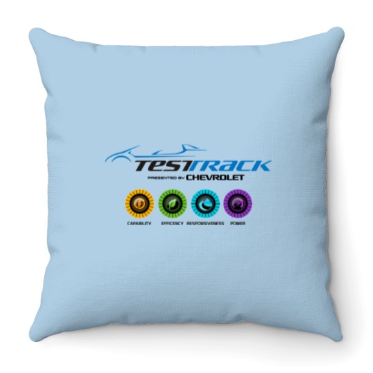 Discover Test Track 20 Throw Pillows