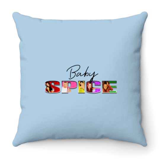 Discover Baby spice baby grow, 90s nostalgia Onesies Throw Pillows
