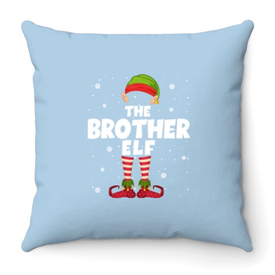 Discover The Brother Elf Family Matching Group Christmas Pajama - The Brother Elf Family Matching Group - Throw Pillows