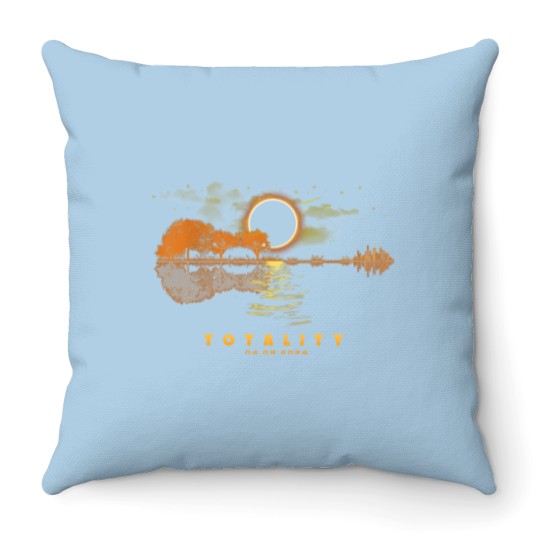 Discover 2024 Solar Eclipse 04.08.24 Eclipse Throw Pillows