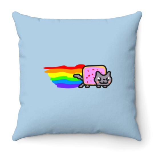 Discover Nyan cat Throw Pillows