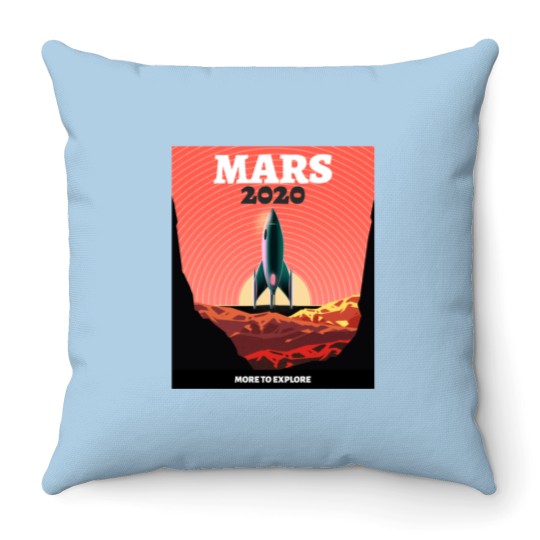 Discover MARS 2020 - Mars - Throw Pillows