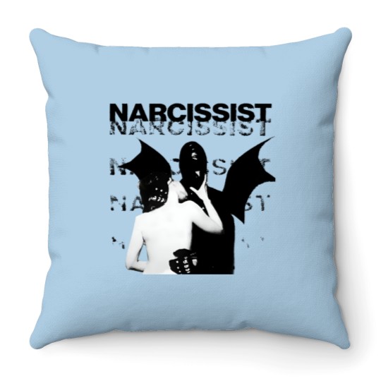 Discover Narcissist Throw Pillows, Playboi Carti Opium Throw Pillows, Narcissist Merch, Opium Actual Hate