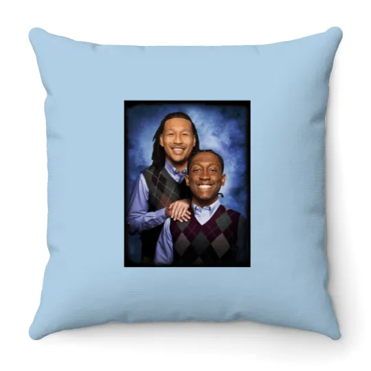 Discover Jalen Williams Jaylin Williams Oklahoma City Thunder football Funny Throw Pillows