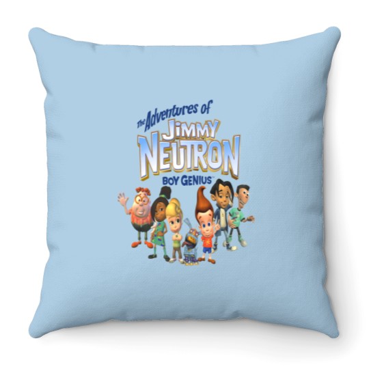 Discover Nick 90s Jimmy Neutron Classic Throw Pillows
