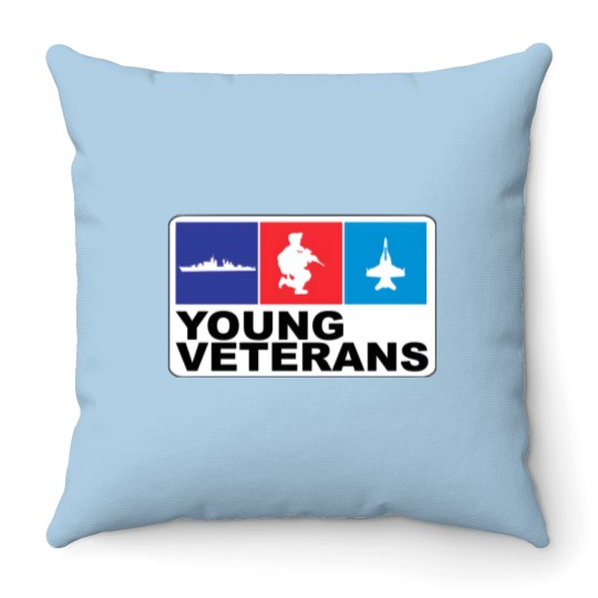 Discover Young Veterans Throw Pillows