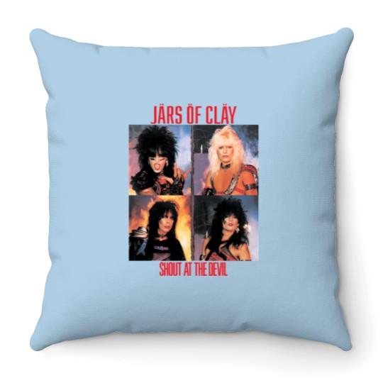 Discover Jars Of Clay- Shout At The Devil- Mtley Throw Pillows