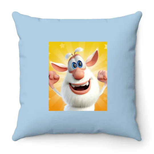 Discover Threebob Booba Animation for kids 2020 Throw Pillows
