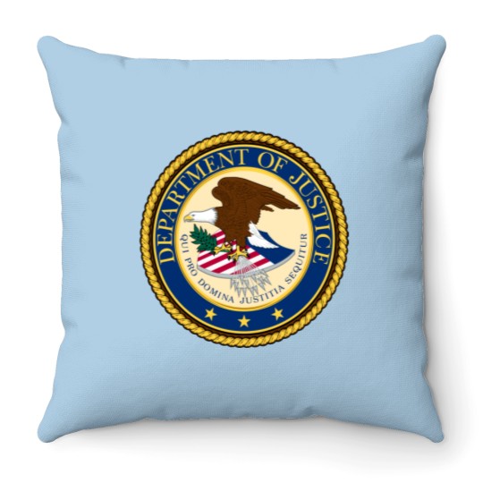 Discover DEPT. OF JUSTICE Throw Pillows
