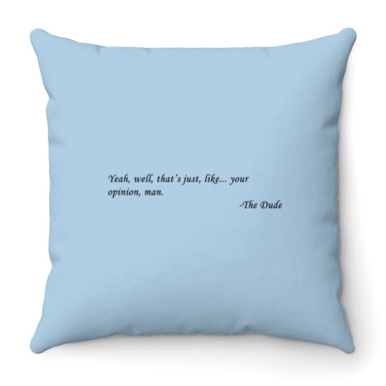 Discover The Dude  4 Throw Pillows