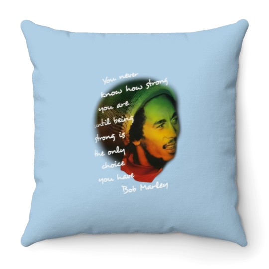 Discover Bob Marley Throw Pillows