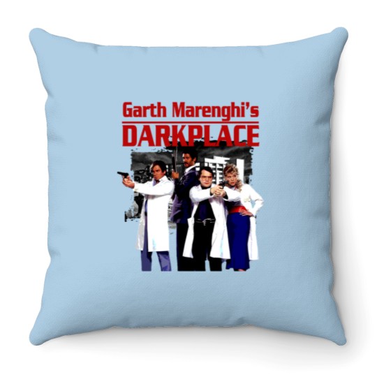 Discover Garth Marenghis Darkplace Hospital Throw Pillows
