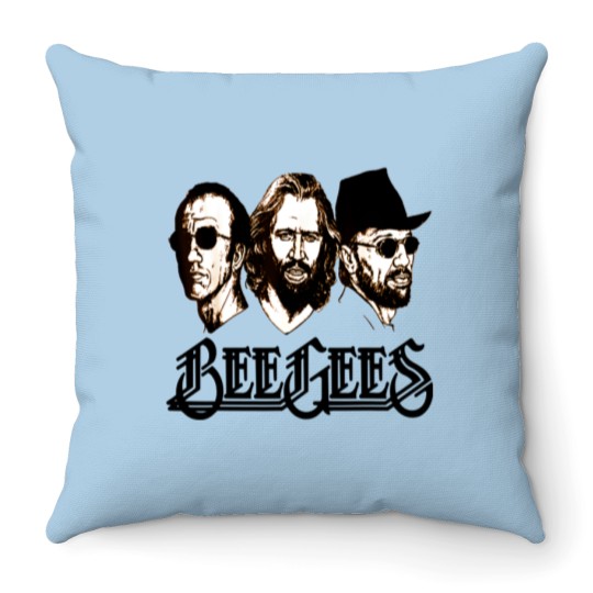 Discover The Bee Gees For Men And Women Fan Gifts Throw Pillows