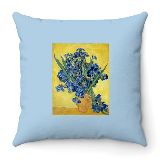 Discover Vincent van Gogh Irises Throw Pillows