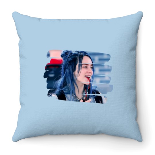 Discover Billie Eilish Hit Me Hard and Soft World Tour 2024 Throw Pillows
