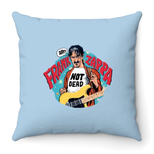 Discover Frank Zappa Quotes Throw Pillow