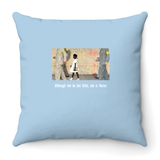 Discover Ruby Bridges Black History Month Throw Pillows, Civil Rights Throw Pillows