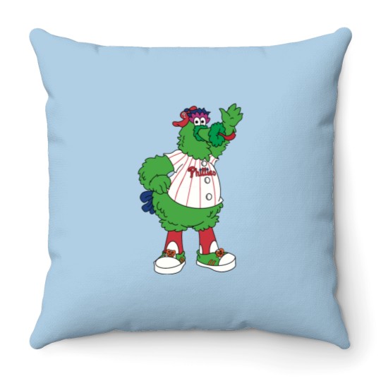 Discover Homer des Philliess Phanatic World Series mis à jour Throw Pillows