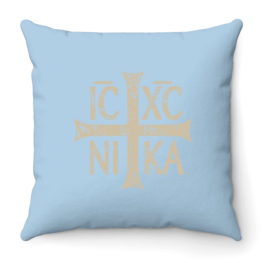 Discover Ic Xc Ni Ka Christogram Cross Orthodox Christian Coffee Then Throw Pillows