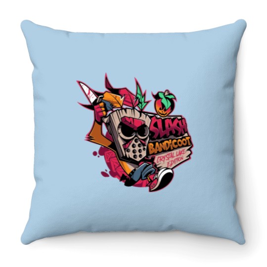 Discover Slashs Bandicoot Throw Pillows