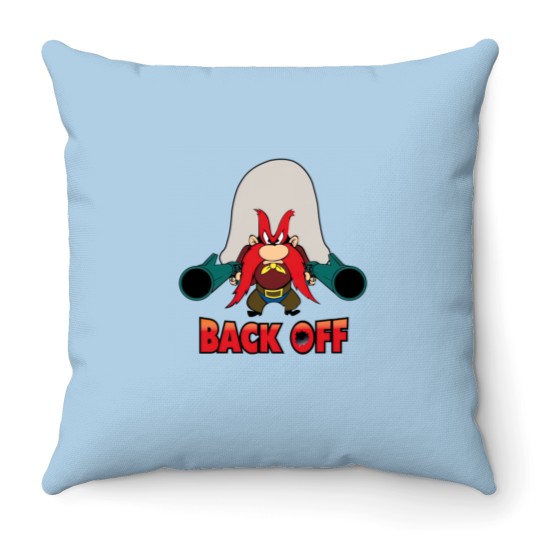 Discover Yosemite Sam Back Throw Pillows