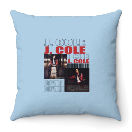 Discover Vintage J Cole Cole World Throw Pillow
