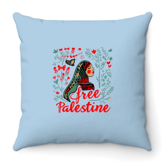Discover Free Palestine Unisex Throw Pillows