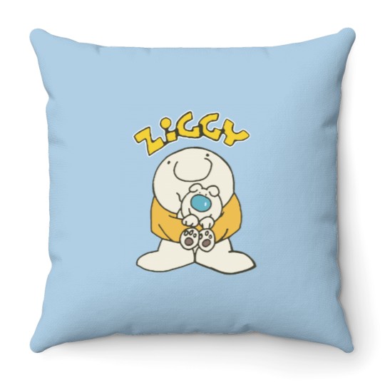 Discover Ziggy Cartoon Throw Pillows
